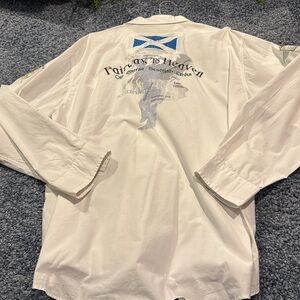 Bacchi “Fairway to Heaven” Scottish Golf themed shirt-XXL